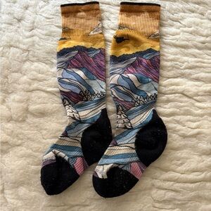 Smartwool Colorful Mountain Landscape Socks